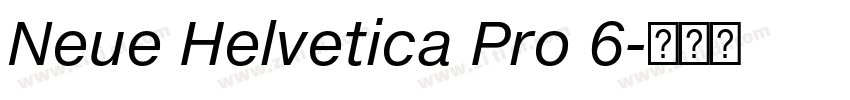 Neue Helvetica Pro 6字体转换